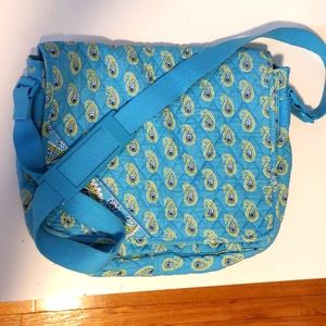 Vintage Vera Bradley Bermuda Blue messenger bag